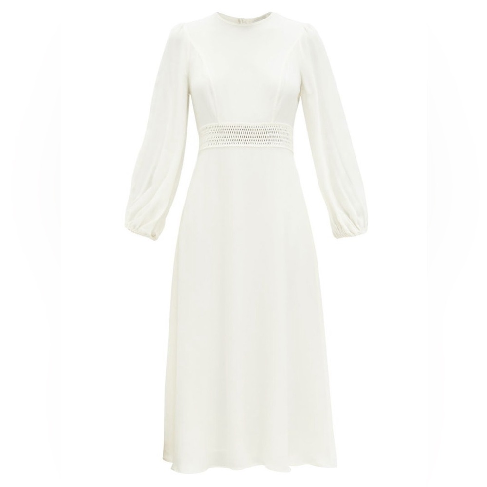 Zimmermann lattice waist band dress